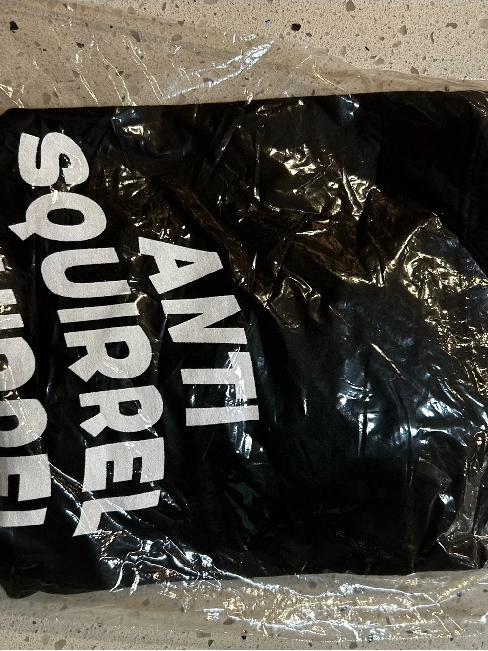 BARK Anti Squirrel Club Black Dog Shirt